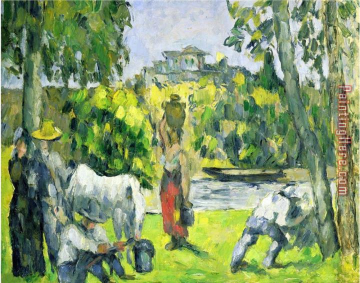 Paul Cezanne Life in The Fields Circa 1875